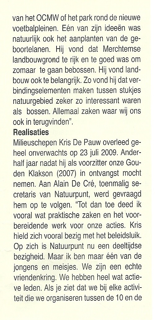 bomen planten